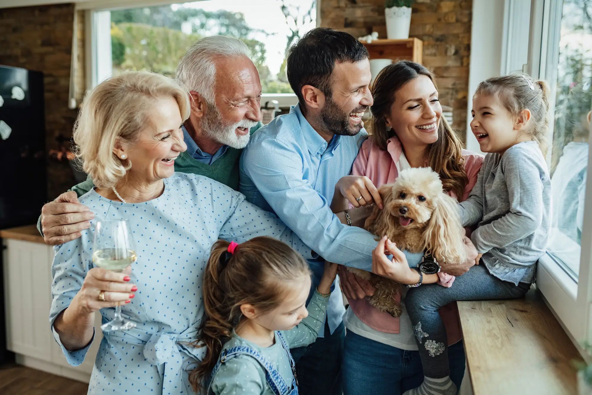 Mullti-generational family.